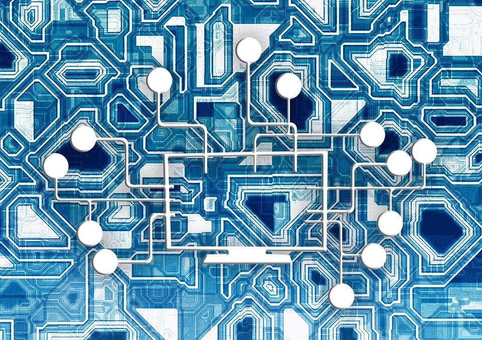 a close-up of a circuit board