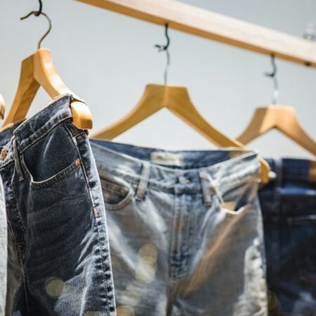 a pair of jeans from a swinger